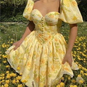 Adeirlina lemon dress